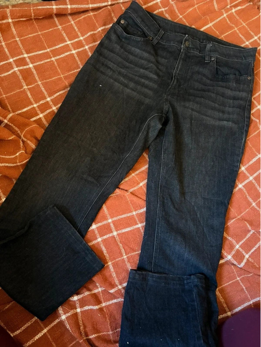Ll bean straight leg black jeans